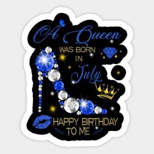 July Queen Birthday Sticker